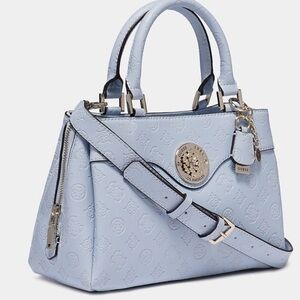 GUESS Dayane Light Blue Handbag